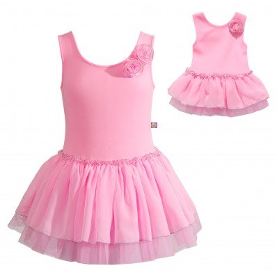 "Princess Pink" Dance Set with Matching Outfit for 18 inch Play Doll 
