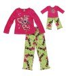 "Love-ly Dreams" Two Piece Pajama Sleepwear Set with Doll Outfit