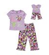 "Love Candy" Two Piece Sleepwear Set with Matching Outfit for 18 inch Play Doll