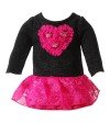 Glittery Heart Sweater Doll Clothes Outfit for 18 inch Doll