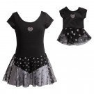 "Classic Black Hearts" Dance Set with Matching Outfit for 18 inch Play Doll 