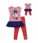 "Girl with the Shades" Legging Set with Matching Outfit for 18 inch Play Doll