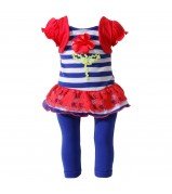 Growing Flower Legging Set Doll Clothes Outfit for 18 inch Doll