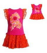 "Daisy Days" Skirt Set with Matching Outfit for 18 inch Play Doll 