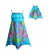 "Love/Hope/Peace/Dream" Fashion Dress with Matching Outfit for 18 inch Play Doll