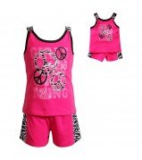"Girls Can Do Anything" Active Set with Matching Outfit for 18 inch Play Doll