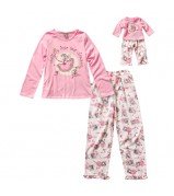 "Dance Into Your Dreams" Two Piece Sleepwear Set with Matching Outfit for 18 inch Play Doll