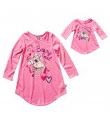 "Beary Cool" Nightgown with Matching Outfit for 18 inch Play Doll