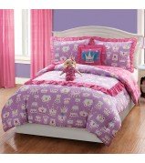 "Princess" Bedding Set with 18 inch Soft Doll - FULL