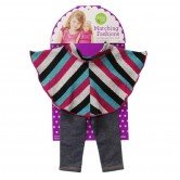 Knit Poncho Doll Clothes Outfit for 18 inch Doll