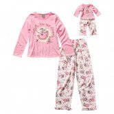 "Dance Into Your Dreams" Two Piece Sleepwear Set with Matching Outfit for 18 inch Play Doll