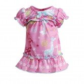 Dreamy Giraffe Nightgown Doll Clothes Outfit for 18 inch Doll