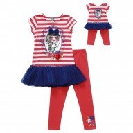 "Girl with the Shades" Legging Set with Matching Outfit for 18 inch Play Doll