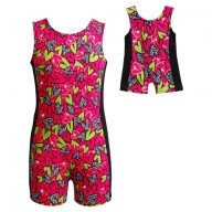 "Crazy Hearts" Biketard with Matching Dance Outfit for 18 inch play Doll