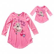 "Beary Cool" Nightgown with Matching Outfit for 18 inch Play Doll