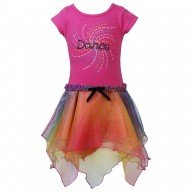 Matchbacks! "Fab and Funky" One-Piece Shark-Bite Skirt Set - Girl Outfit Only