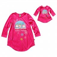 "Frosty Friends" Nightgown with Matching Outfit for 18 inch Play Doll