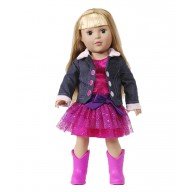 "Pink Glitter Puff" Dollie - 18 inch Play Doll
