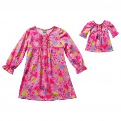 "Hearts Galore" Nightgown with Matching Outfit for 18 inch Play Doll