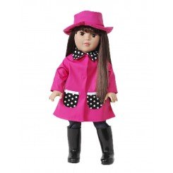 "Raincoats & Rainbows"  Dollie - 18 inch Play Doll