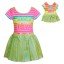 "Joyful Dancer" Two Piece Leotard and Tutu Set with Matching Outfit for 18 inch Play Doll