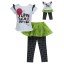 "I Love Each and Every Day" Legging Set with Matching Outfit for 18 inch Play Doll