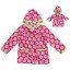"Spring Showers" Pink Windbreaker / Rain Jacket Outerwear with Matching Outfit for 18 inch Play Doll