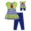 "Favorite Flower" Legging Set with Matching Outfit for 18 inch Play Doll