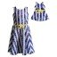 "Nautical Stripes" Fashion Dress with Matching Outfit for 18 inch Play Doll