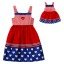 "Hearts and Stripes" Fashion Dress with Matching Outfit for 18 inch Play Doll