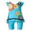 "Blue Floral" Doll Clothes Outfit for 18 inch Play Dolls