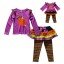 "Halloween Pumpkin" Leggings Set with Matching Outfit for 18 inch Play Doll 