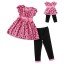 "Hearts" Legging Set with Matching Outfit for 18 inch Play Doll 