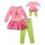 "Gingerbread Man" Legging Set with Matching Outfit for 18 inch Play Doll