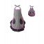 "Black and White" Apron Set for Girls with Matching Outfit for 18 inch Play Doll - One Size