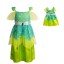 "Green Forest Fairy" Princess Dress-Up Costume Set with Matching Outfit for 18-inch Play Dolls