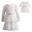 "Snow Princess" Occasion Dress with Matching Outfit for 18 inch Play Doll