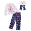"Cupcakes and Peppermints" Two Piece Sleepwear Set with Matching Outfit for 18 inch Play Doll