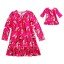 "Monkey Madness Holiday" Nightgown with Matching Outfit for 18 inch Play Doll