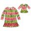 "Holiday Gingerbread Man" Nightgown with Matching Outfit for 18 inch Play Doll