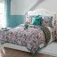 "Paisley Daisy-ly" Reversible Bedding Set with 18 inch Soft Doll - FULL