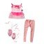"Pink Ballerina" Doll Clothes Outfit Set for 18-Inch Play Doll