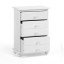 Chest of Drawers Wood Furniture for 18 inch Dolls - White