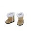 "Snuggly Toes" Sheepskin-style Zip-Up Boots for 18 inch Play Dolls