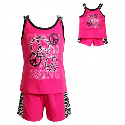 "Girls Can Do Anything" Active Set with Matching Outfit for 18 inch Play Doll