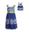 "Blossoming Layers" Fashion Dress with Matching Outfit for 18 inch Play Doll