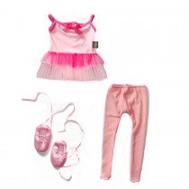 "Pink Ballerina" Doll Clothes Outfit Set for 18-Inch Play Doll
