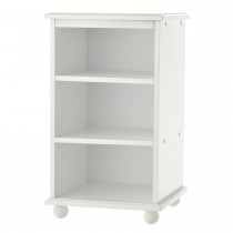 Storage Tower Wood Furniture for 18 inch Dolls - White