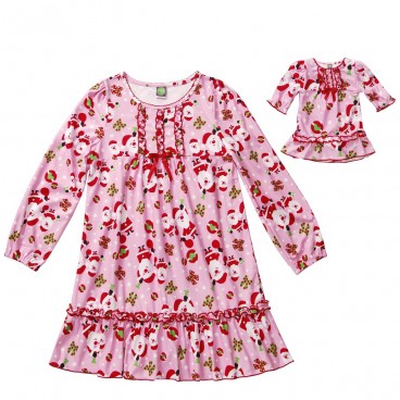 Santa Claus Pink Nightgown