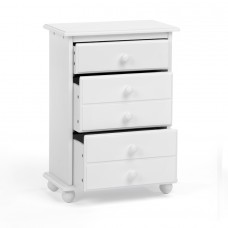 Chest of Drawers Wood Furniture for 18 inch Dolls - White